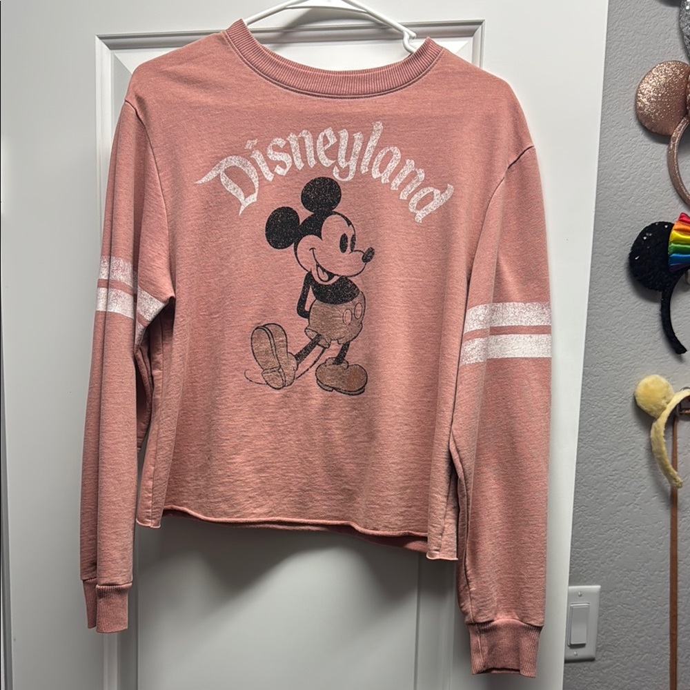 Disney Kids Pink Mickey Mouse Sweatshirt